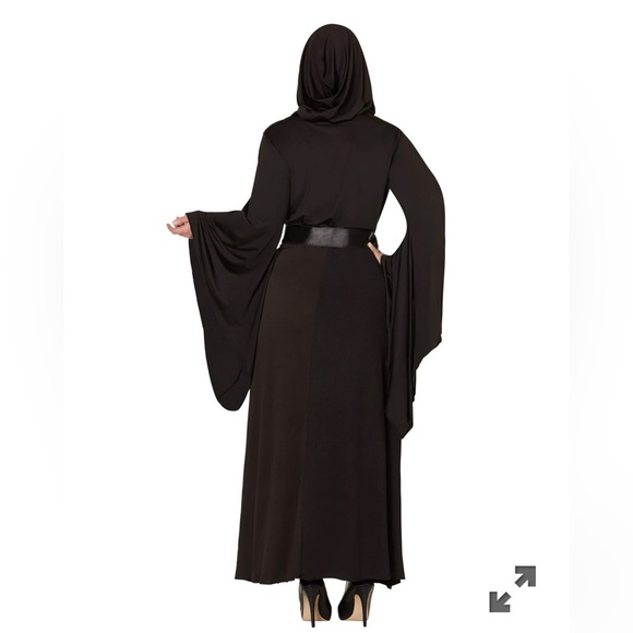 Spirit Halloween Black Hooded Witch Dress Costume Size L/XL - Picture 3 of 10